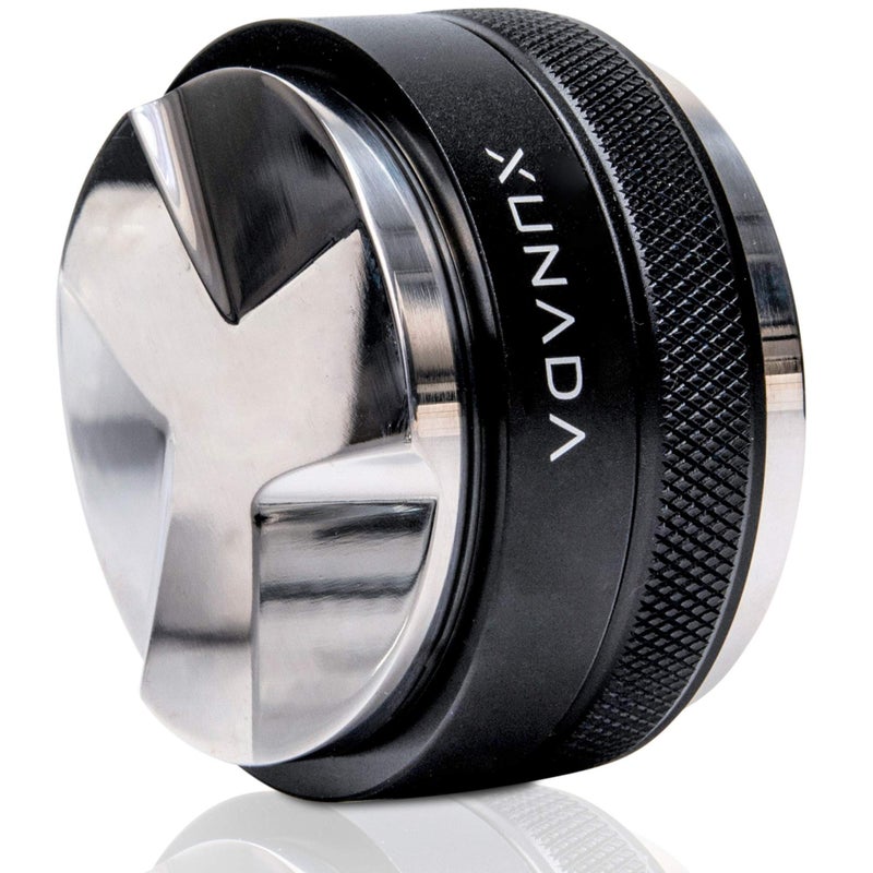 X XUNADA 53.3mm Coffee Distributor & Tamper, Works with all 54mm Portafilters, Espresso Hand Tampers, 2-in-1 Adjustable Espresso Distribution Leveler & Tamping Tool - Image 1
